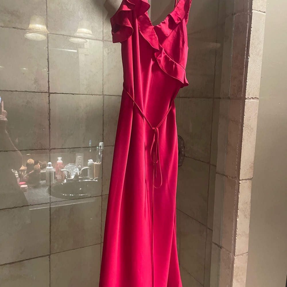 a new day Asymmetrical Red Dress
